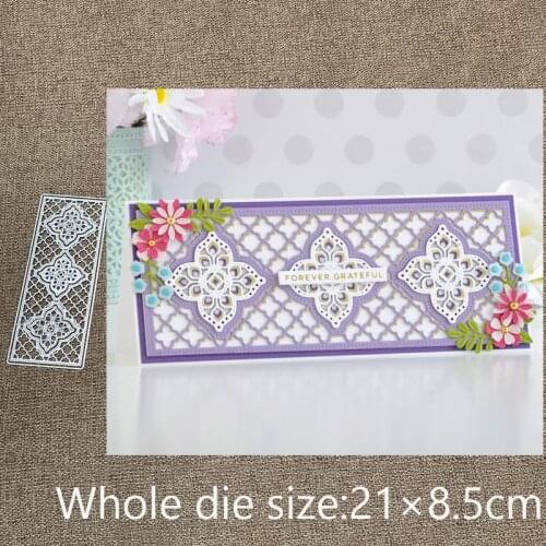 New Design Craft Metal stencil mold Cutting Dies Moroccan Slimline Project scrapbook die cuts Album Paper Card Craft Embossing