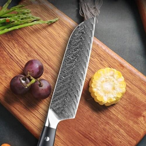 8 Inch Damascus Chef Knife Japanese AUS-10 Super Steel 67Layer Damascus Steel Professional Chefs Knife Kitchen Cooking Cutlery