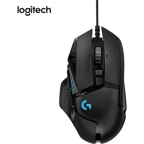Original Logitech G502 HERO High Performance Gaming Mouse HERO Engine with 16,000 DPI Programmable Tunable LIGHTSYNC RGB GAMER