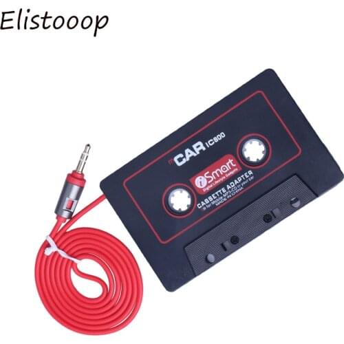 3.5mm Jack Cassette Aux Adapter Car Cassette Tape Cassette Mp3 Player Converter For iPod iPhone MP3 AUX Cable CD Player