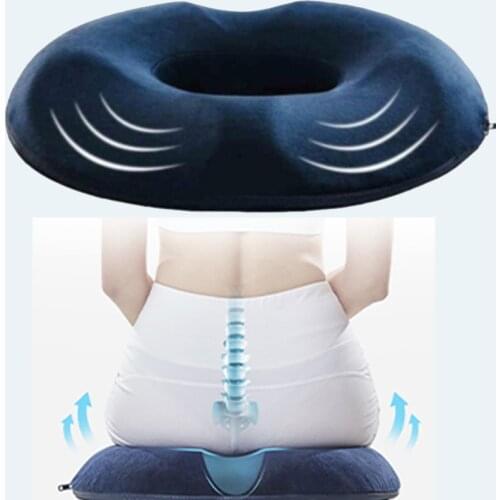 Hemorrhoid Cushion Chair Seat Cushion Pregnant Woman Ass Cushion Comfort Foam Tailbone Pillow Office Car Home Gift for Boyfriend