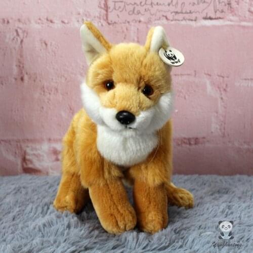 Real life plush Firefox doll toy children birthday gifts soft stuffed foxes dolls cute present