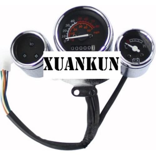 XUANKUN Motorcycle Stopwatch Instrument Meter Speed Meter Speedometer Odometer