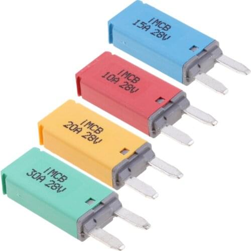 4 Pack New Car Boat Mini Atm Fuse Assortment : 10A+15A+20A+30A Total