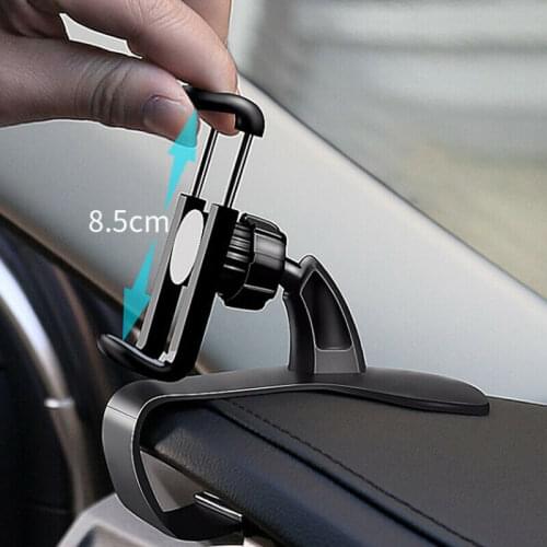 Car Phone Holder Universal Cell Phone GPS Car Dashboard Mount Phone Holder Stand Hud Clip On Cradle Phone Bracket
