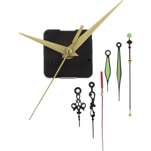 Clock Quartz Movement Mechanism Long Spindle Hand Wall Clock Repair Part Set