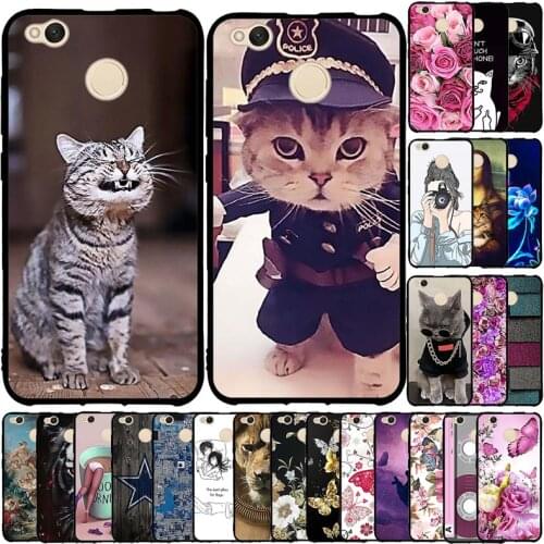 Bumper Case for Xiaomi Redmi 4X Case Silicone Soft TPU Cute Protective Capa Back Cover for Xiaomi Xiomi Redmi 4X 4 X Case Cover