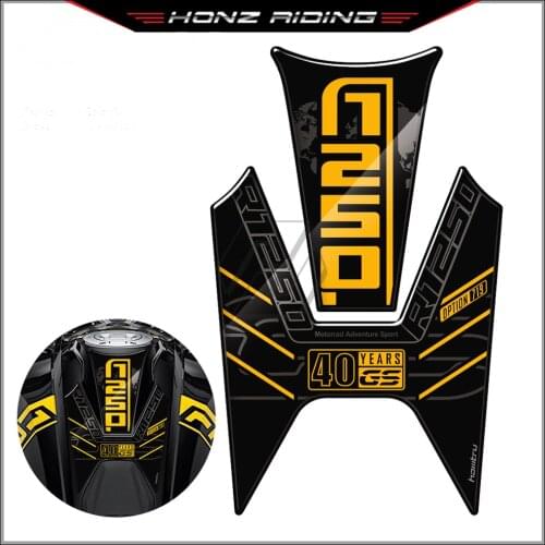For BMW R1250GS 40 Years GS Triple Black 2020 2021 Motorcycle Gas Tank Pad Protection Decals