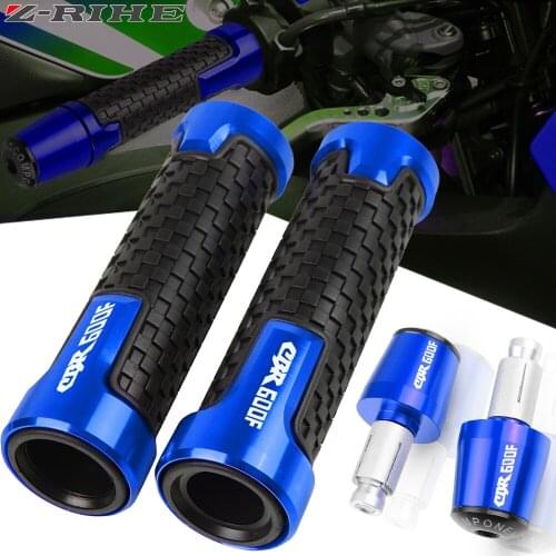 For HONDA CBR600F CBR600F2,F3,F4,F4i CBR600F4i CBR600 CBR 600 600F Motorcycle 22MM Handlebar Hand Grips Handle Bar Cap End Plugs