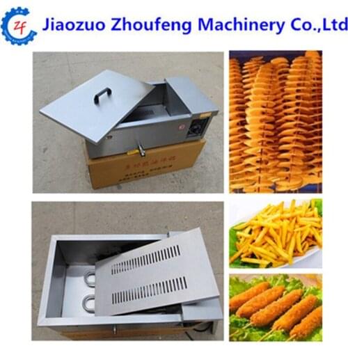 Stainless steel deep fryer 12L electric frying furnace french fries fried chicken machine ZF