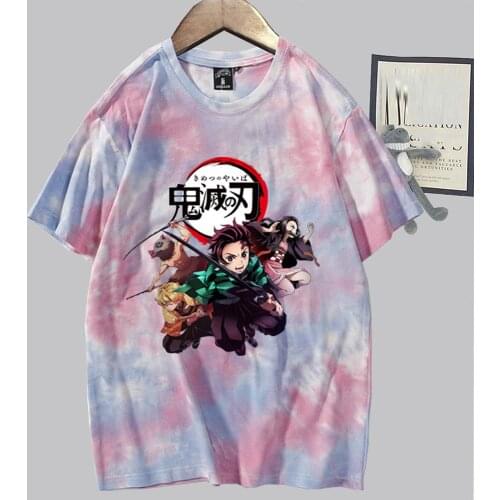 Japanese Anime Demon Slayer Kimetsu No Yaiba T Shirt Harajuku Cartoon Tshirt Male