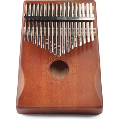 17 Keys Kalimba Thumb Piano Finger Sanza Mbira High-Quality Pine Wood Body Keyboard Musical Instrument for Kids Beginner Gift