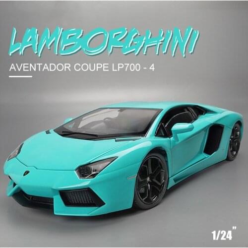 1:24 Lamborghini Aventador LP700 LP610 Sports Car Simulation Alloy Car Model Crafts Decoration Collection Toy Tools Gift