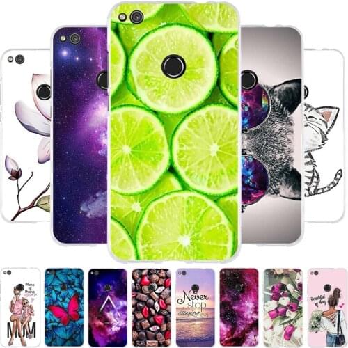 B Soft case Honor 8 Lite Case For huawei honor 8 Lite Case Silicone TPU Cute Back Cover Phone Case On Huawei P8 P9 Lite 2017