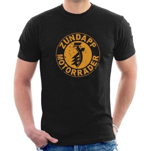 New Zundapp Motorrader T-Shirt Distressed Classic Retro Vintage Cool Casual Pride T Shirt Men Unisex New Fashion Unisex Tees
