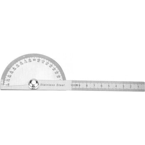 Carpenter Stainless Steel 0-180 Degree Protractor Arm Measuring Ruler Rotary Angle Finder Tool Electronic Protractor
