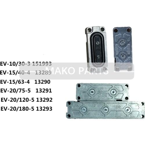 Fits Festo Cylinder EV-10/30-3 151993 EV-15/40-4 13289 EV-15/63-4 13290 EV-20/75-5 13291 EV-20/120-5 13292 EV-20/180-5 13293
