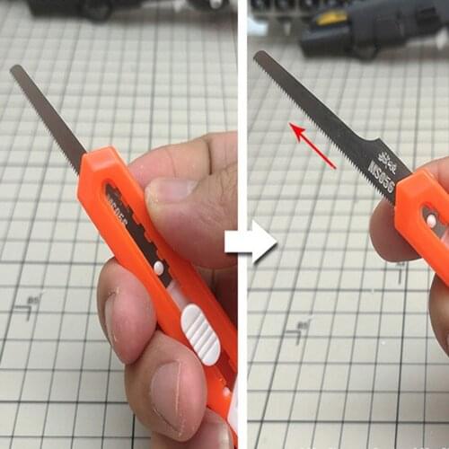Portable Stainless Hand Saw Plastic Plate Cutting Tools Model Hobby Tools