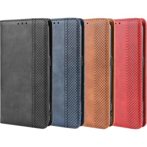 For OPPO A12 Case Luxury Flip PU Leather Wallet Magnetic Adsorption Shockproof Case For Oppo A12E A 12 OppoA12 Phone Bags