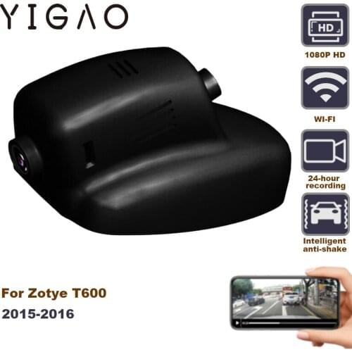 For Zotye T600 2015 2016 Concealed Car Driving Recorder Full HD 1080P APP