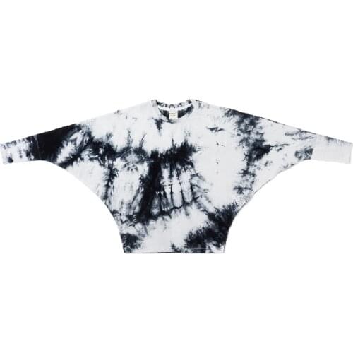 10 To 20 Y,2021 New Summer Thin Girls Tee Dolman Sleeve Teen Lady Tie Dye Shirt Kids Clothes Cotton Soft Mommy and Me Tops,#6130