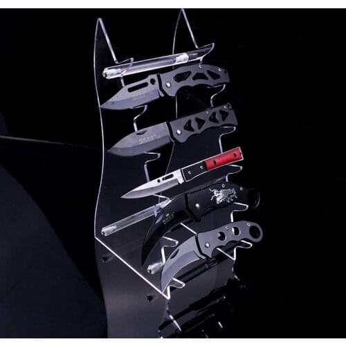 High-grade Acrylic Transparent Knife Display Stand