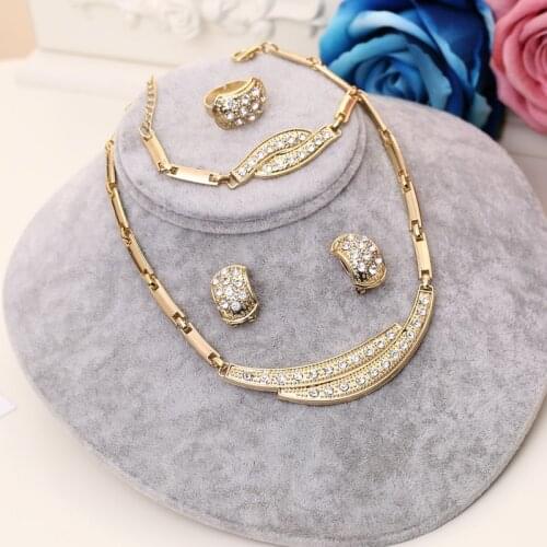 ZOSHI Jewelry Sets Women Indian African Jewelry Set amazing price Wedding Jewellery For Brides Dubai Gold Jewelry Sets