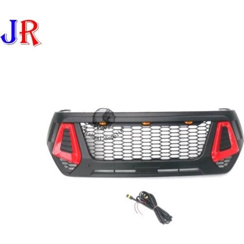 High Quality 4X4 Pick Up Accessories Black Front Bumper Grill Replacement Grille for Hilux Revo Rocco 2018+ for Conquest