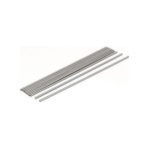 3mm Dia 200mm Length HSS Round Shaft Rod Bar Lathe Tools Gray 10pcs