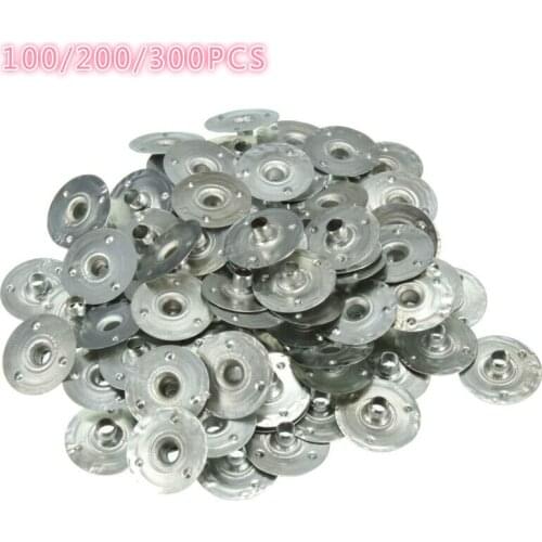 100/200/300pcs Silver Candle Metal Sustainer Wick, For Handmade Candle Making Supplies Gift Accessories 20x6mm