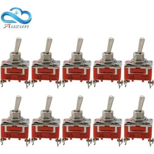 10pce rocker switch E-TEN1021 button switch shake the power switch ON-OFF 2 foot two gears toggle switch