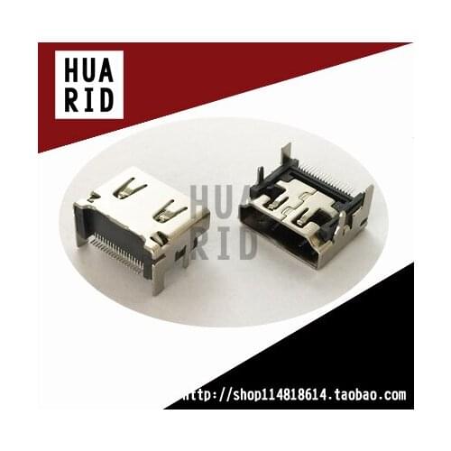 20pcs/HDMI SMD Socket Mother seat 90 degree SMT HDMI Interface Connectors