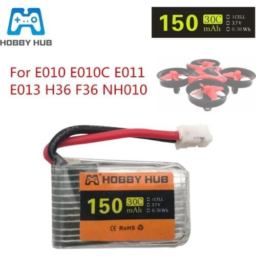 3.7v 150mah 30C Battery For jjrc H2 H8 H48 U207 RC Quadcopter Spare parts 3.7v LIPO Battery for H8 Battery for toy Helicopter