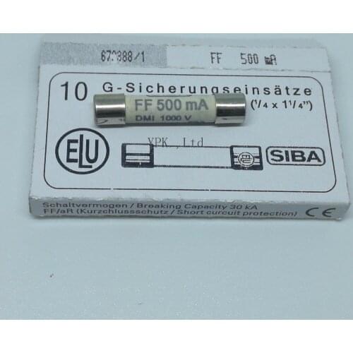 5PCS FF500mA 1000VAC/DC 500mA FUSE FOR FLUKE MULTIMETER Dimensions:6*32mm