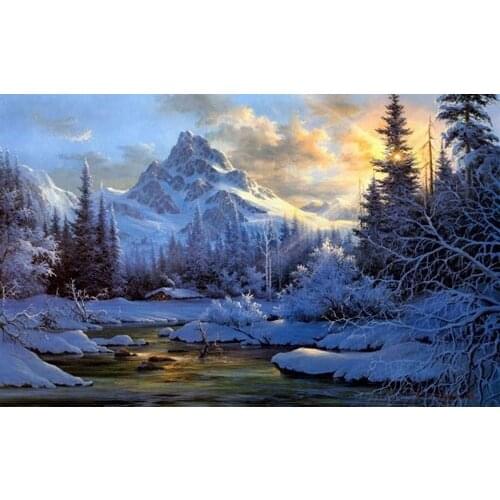 5D Diy Diamond Painting Cross Stitch Scenic Resin Square/round Sets Decorative Full Drill Embroidery Handcraft Sale Kit