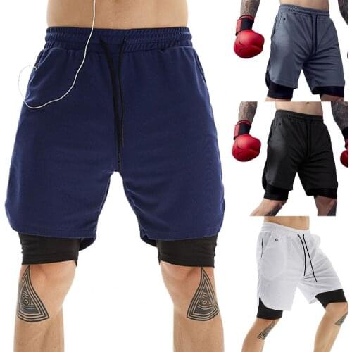 80% Dropshipping!!Gym sports mens shorts quick-drying breathable polyester training pants suitable for sports and fitness