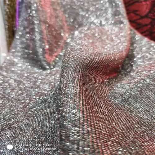 Glitter Shining Lace Material Net Fabric Dancing Stage Decoration Party Mesh Cloth Sewing Tissue dress Fabric