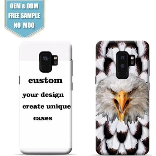 A Eagle Custom 3d Phone Case for Samsung S7/S8/S9/S10/S10 PLUS For Samsung Series Full Wrap Printing Cases Drop ship support