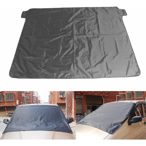 172 122cm Medium Sized 190T Waterproof Car Windshield Cover Sun Shade With Magnets Waterproof Auto Protector Automobiles 2021