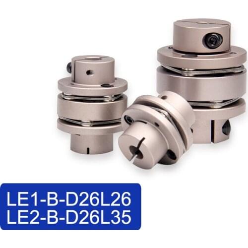 LONGWE D26L35 Diaphragm Shaft Screw Rod Flexible Encoder Coupling for Engraving Machine