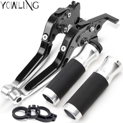 For YAMAHA XT660 XT660R XT660X XT 660 2004 2005 2006 2007 2008 2009 2011 Brake Clutch Levers Motorcycle Grips Handle Grip