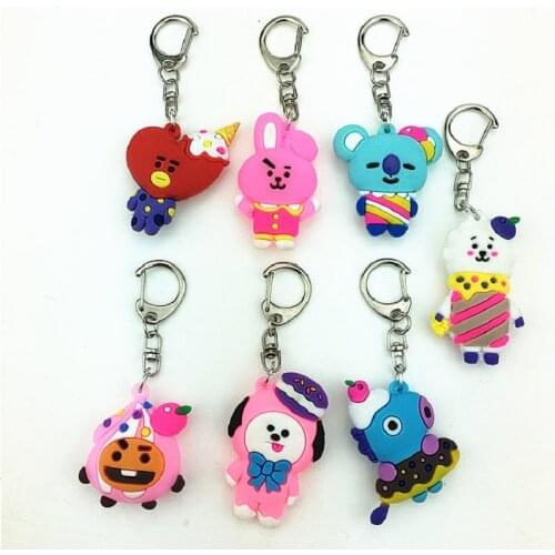 HQBTS Bulletproof Youth Group New colorful keychain pendant small gift bag pendant