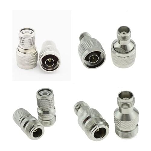 2pcs RF Coaxial Adapter N To TNC Male Plug & Female Jack Connector High Quanlity