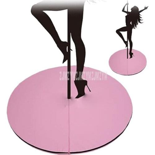 120x10cm/150x5cm PU Pole Dance Mat Skid-proof Fitness Yoga Mats Waterproof Thickened Round Dance Exercise Mat Safety Gym Mat