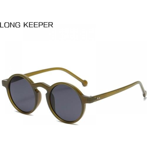 Retro Round Sunglasses Men Women 2021 New Brand Design Vintage Sun Glasses Female Plastic Glasses Unisex Eyewear UV400 Gafas