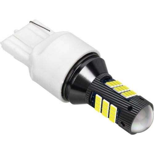 10PCS New T20 7440 W21W WY21W Super Bright LED Car Tail Brake Bulbs Turn Signals Auto Backup Reverse Lamp Daytime Running Light