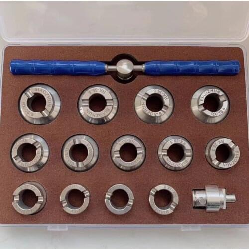 A set of watch maintenance tools: back cover opener, bottom cover opener, threaded bottom cover 5537