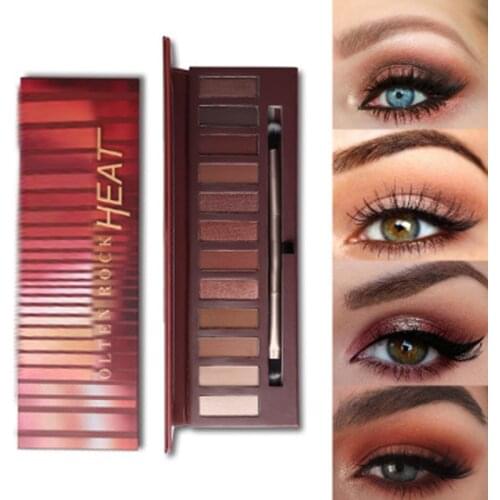 12 Colors Eye Shadow Tray Set Eyeshadow Palette Eye Shadow Makeup Powder Blender Perfect Color Gorgeous Cosmetics MA