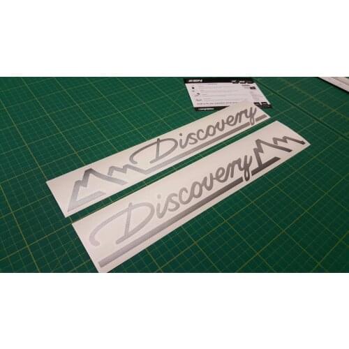 For 2Pcs Discovery series Tdi Td5 V81 Side Mountain decals stickers graphics 290mm