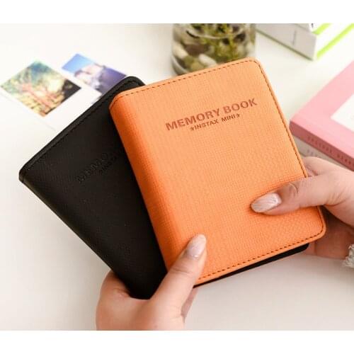 64 Pockets Leatherette Cover Photo Album Book for Fujifilm Mini LiPlay 9 8 7s 70 90 SP-2 LINK Instant Film Polaroid Photo Album